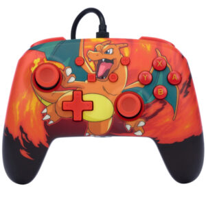 CONTROLES NINTENDO SWITCH POWER A CHARIZARD O PEACH ALAMBRICOS